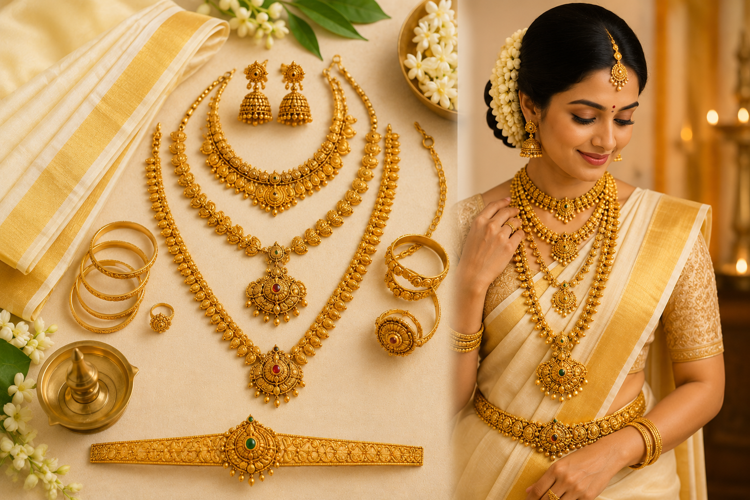Bridal Jewellery Checklist: Everything a Kerala Bride Need