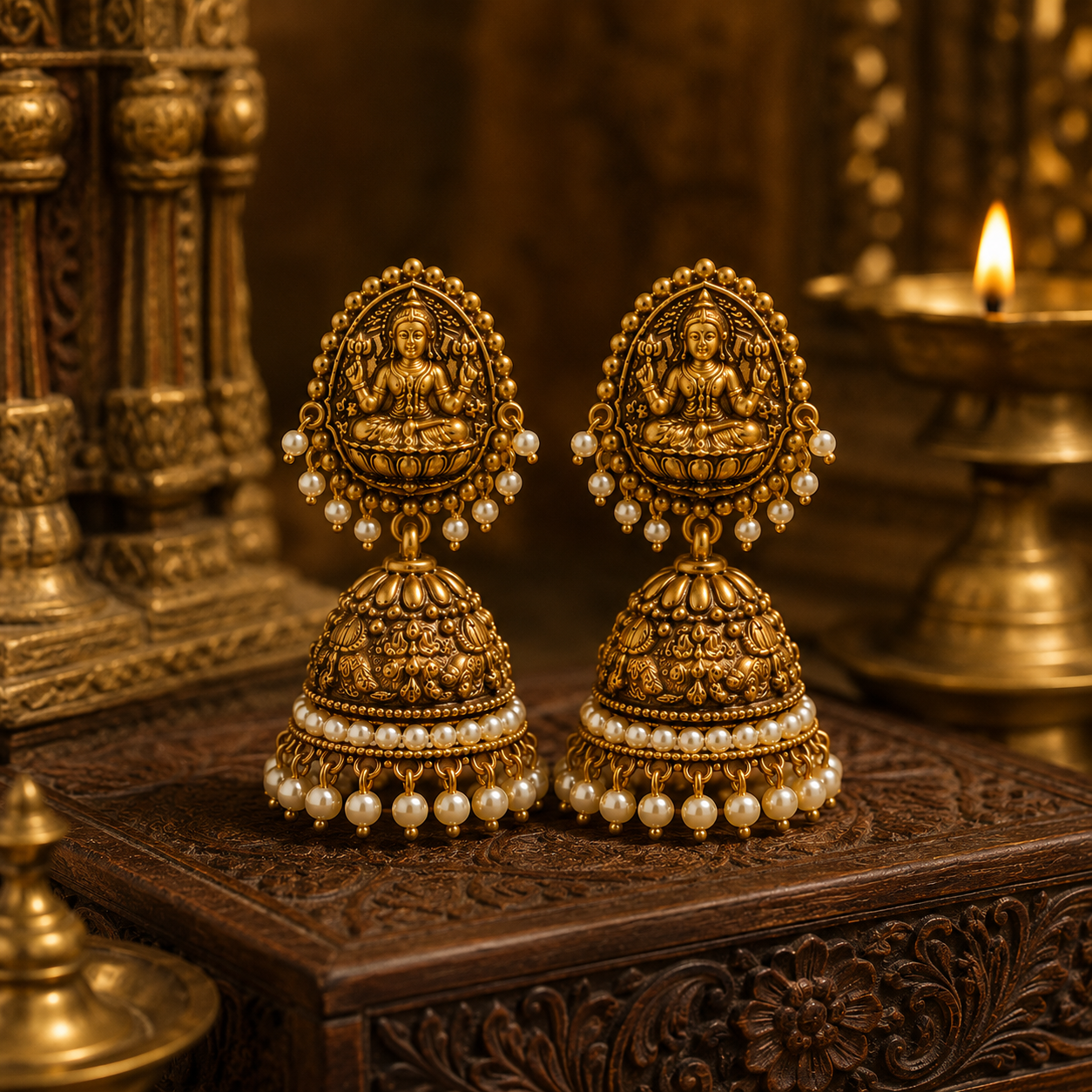 Top 10 Jhumka Designs Perfect for Onam Celebrations