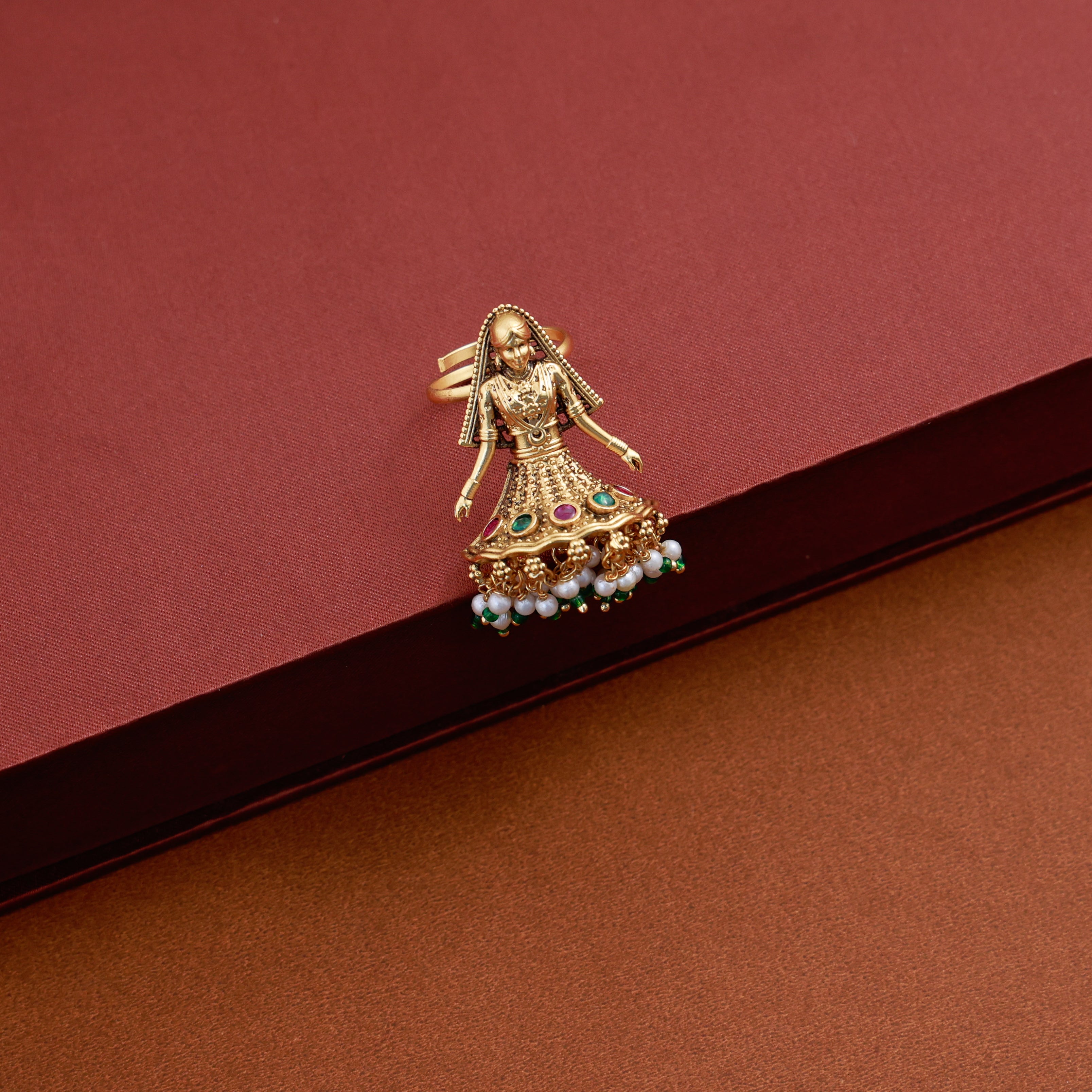 Dancing Lady Finger Ring