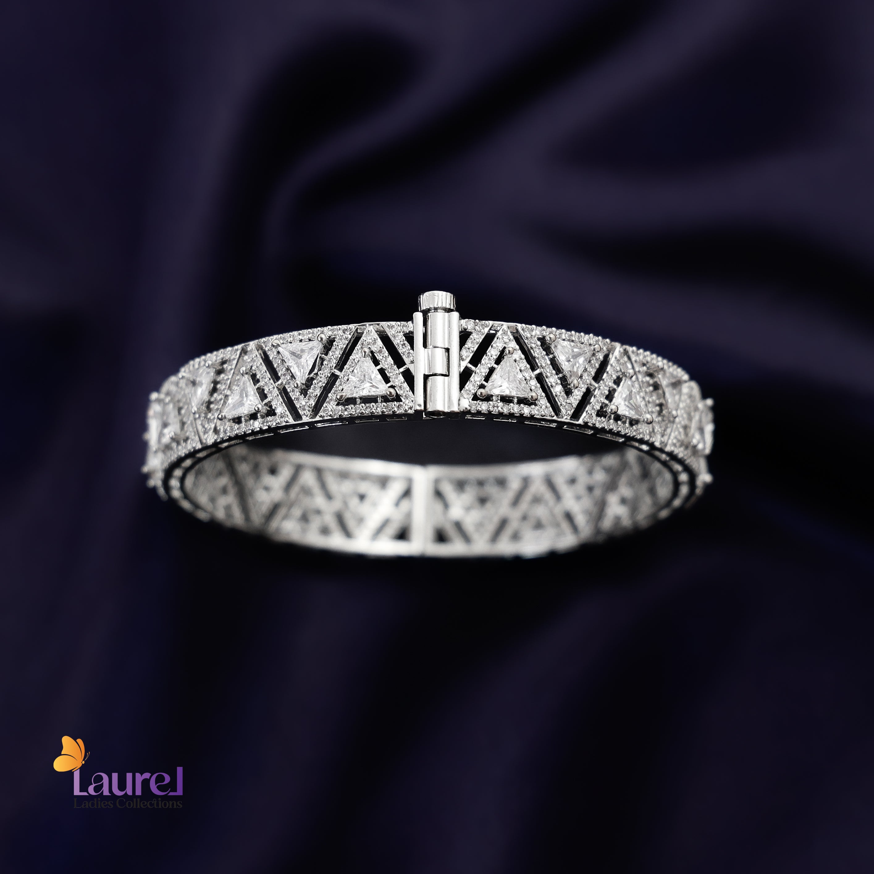 Zircon Triangle Bangle