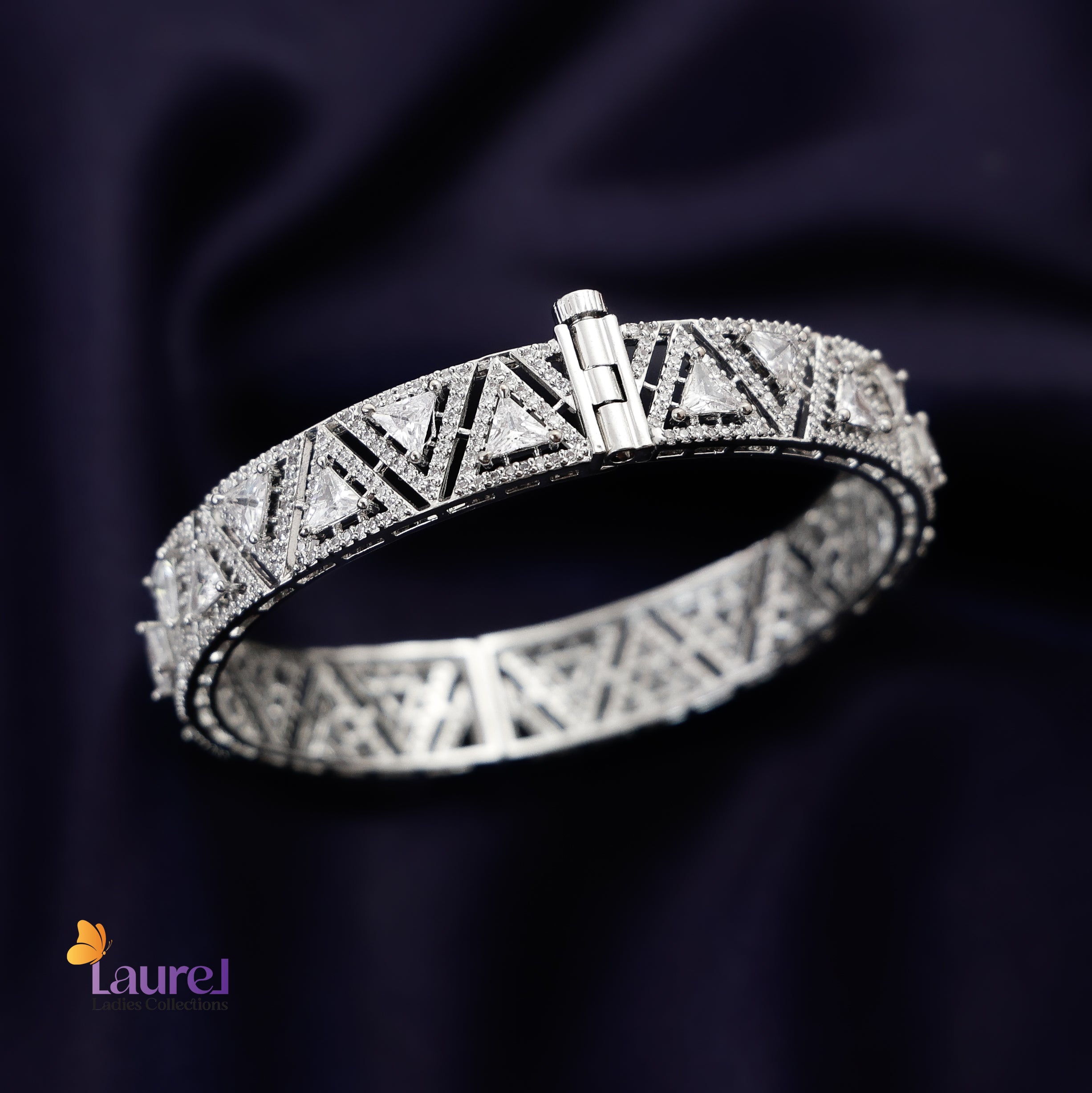 Zircon Triangle Bangle