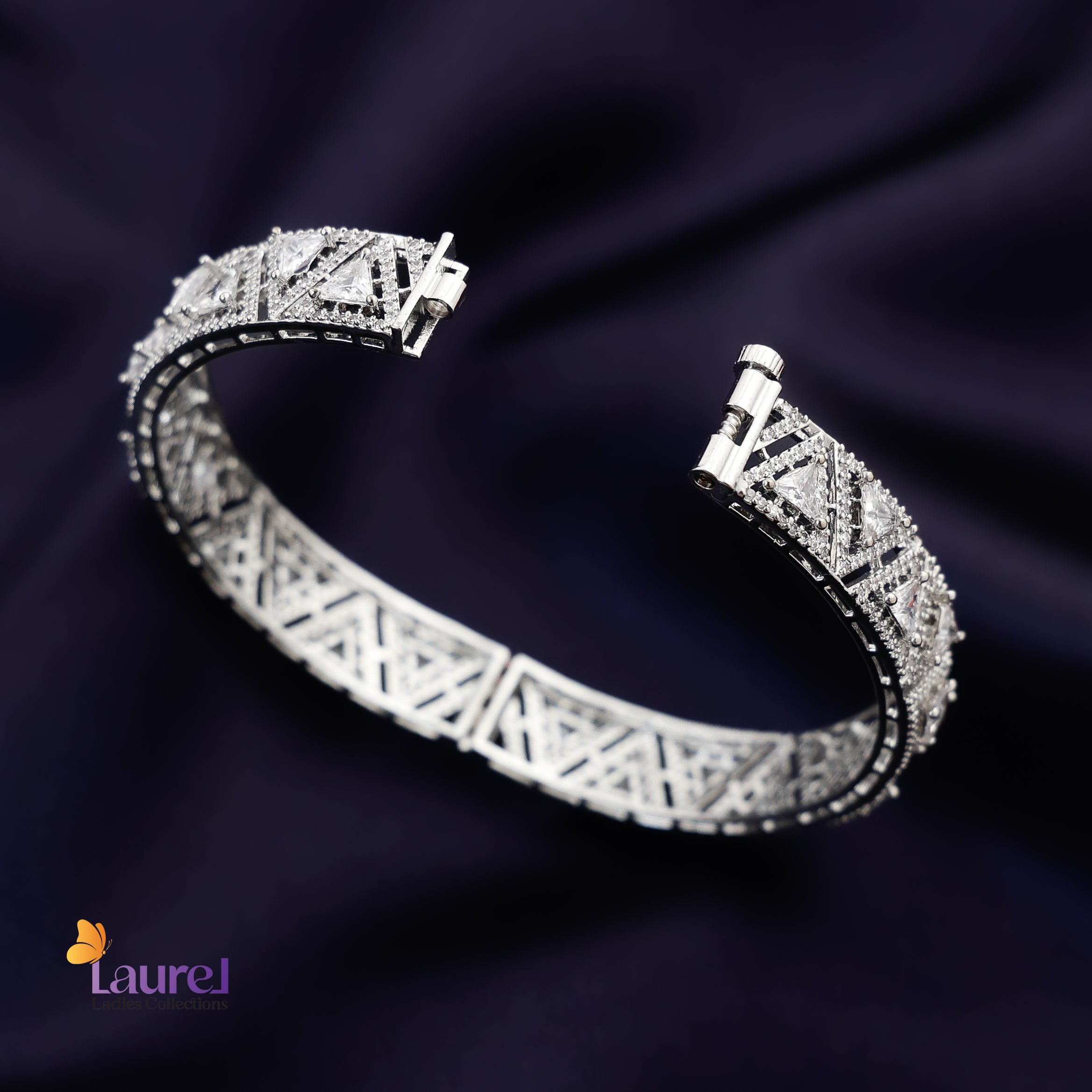 Zircon Triangle Bangle