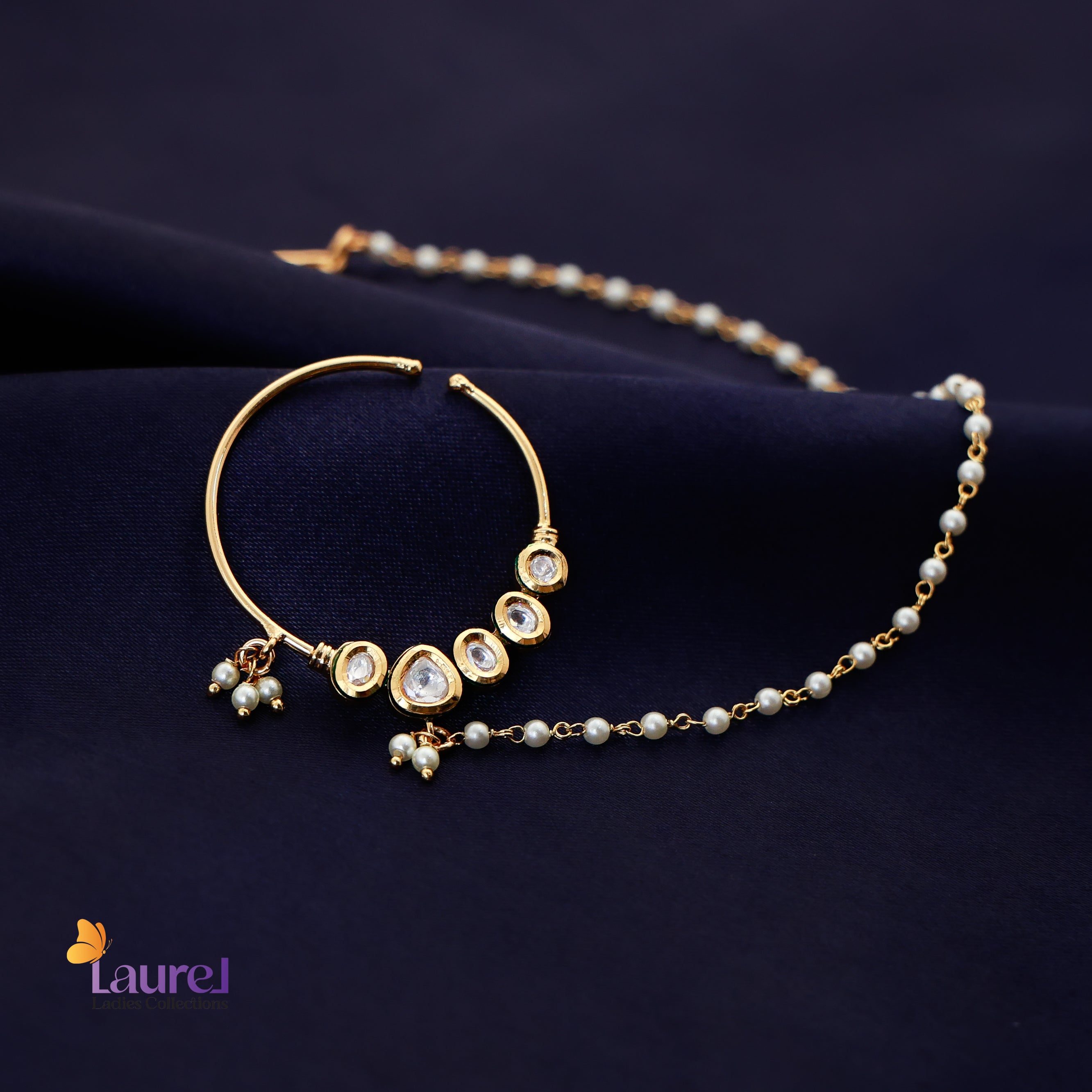 Kundan Polki Nose mati