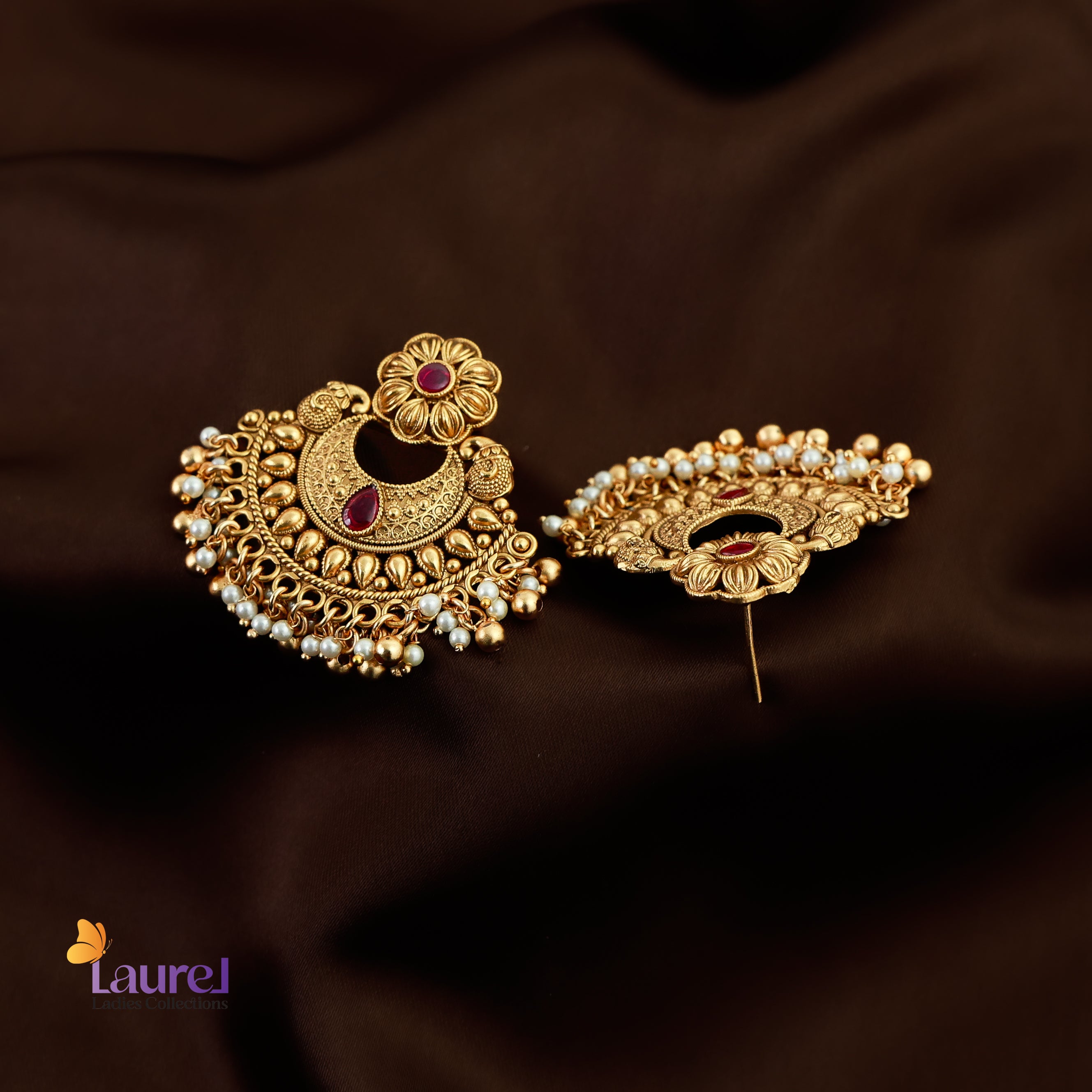 Flower Pearl Earring