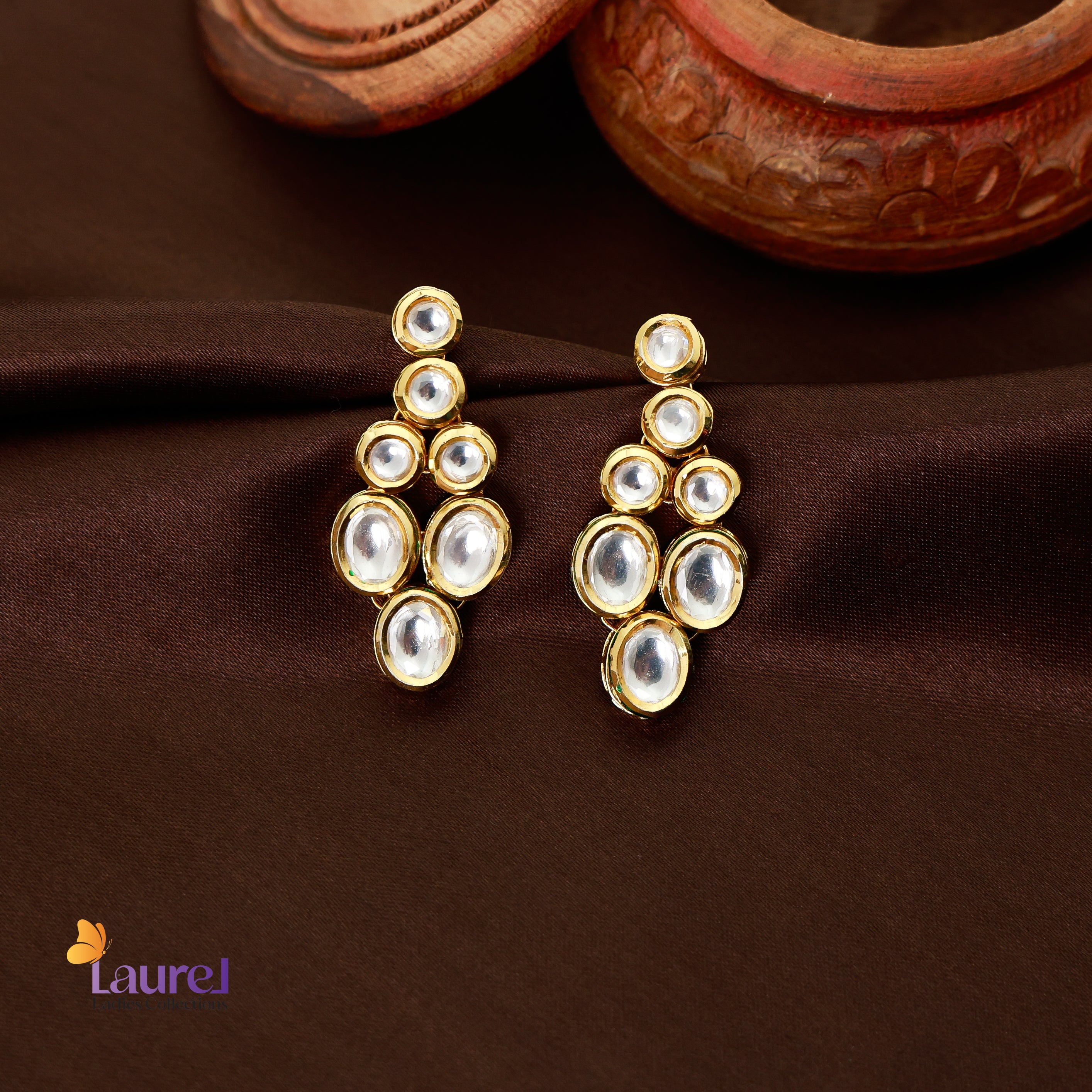 Kundan Round Neckpiece with Earring