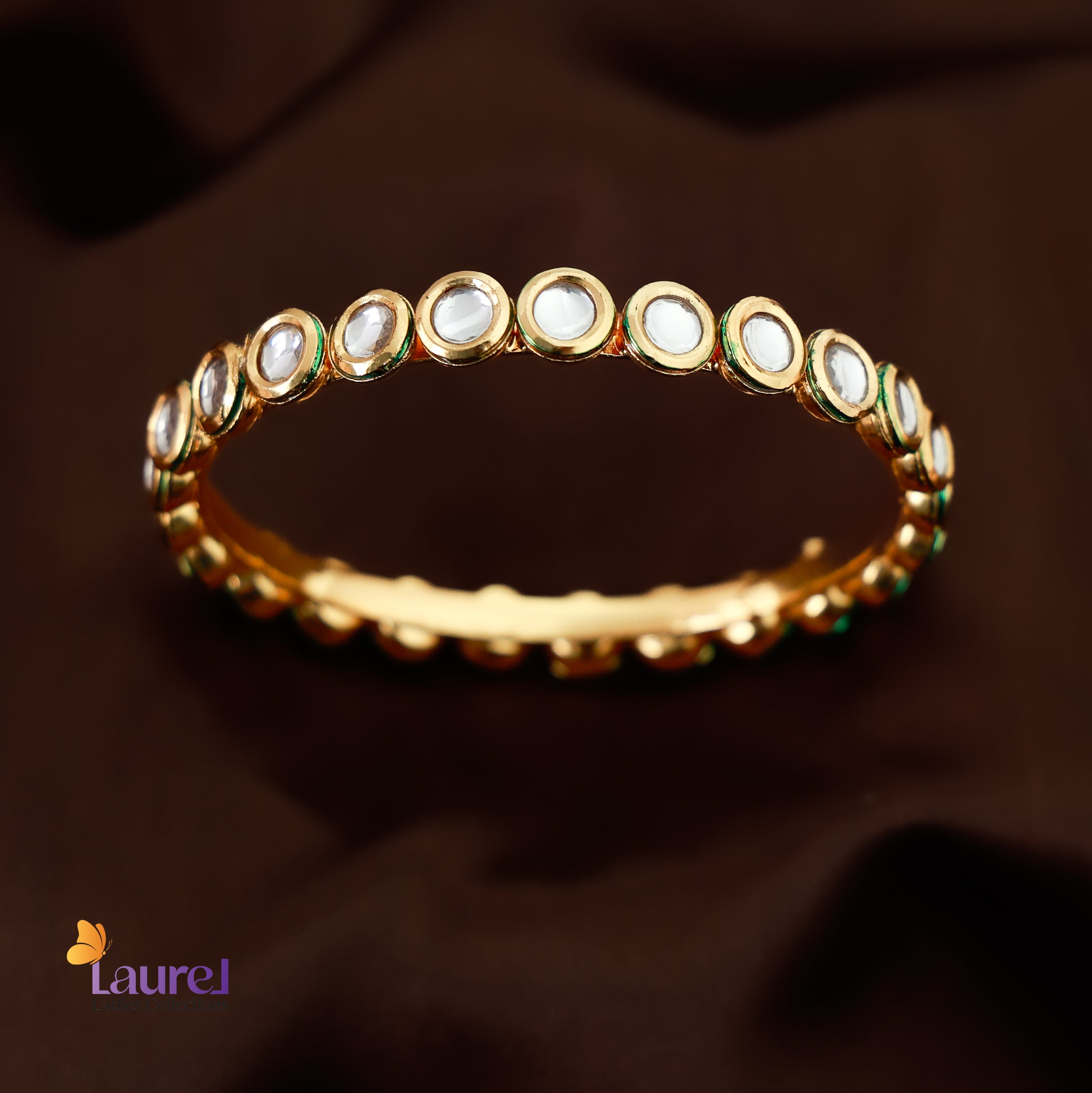 Kundan Circle Bangle