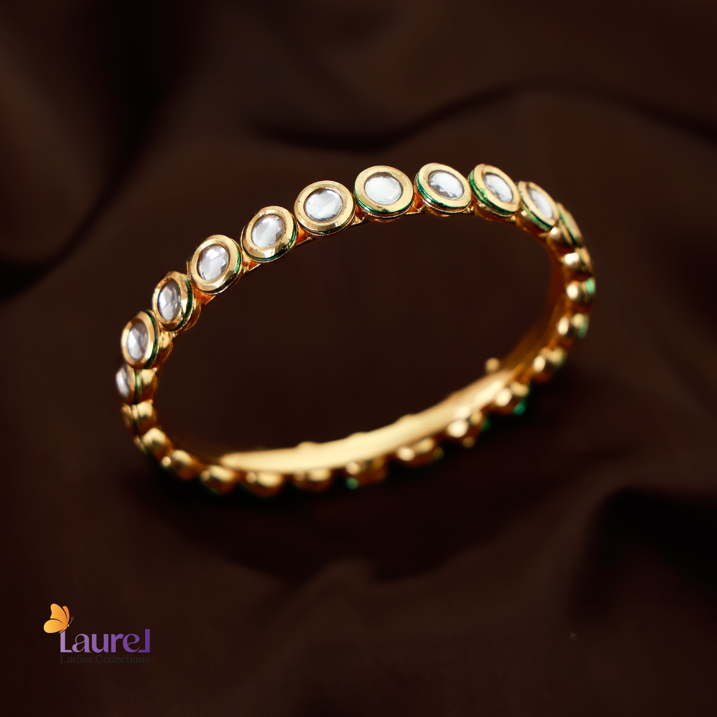 Kundan Circle Bangle