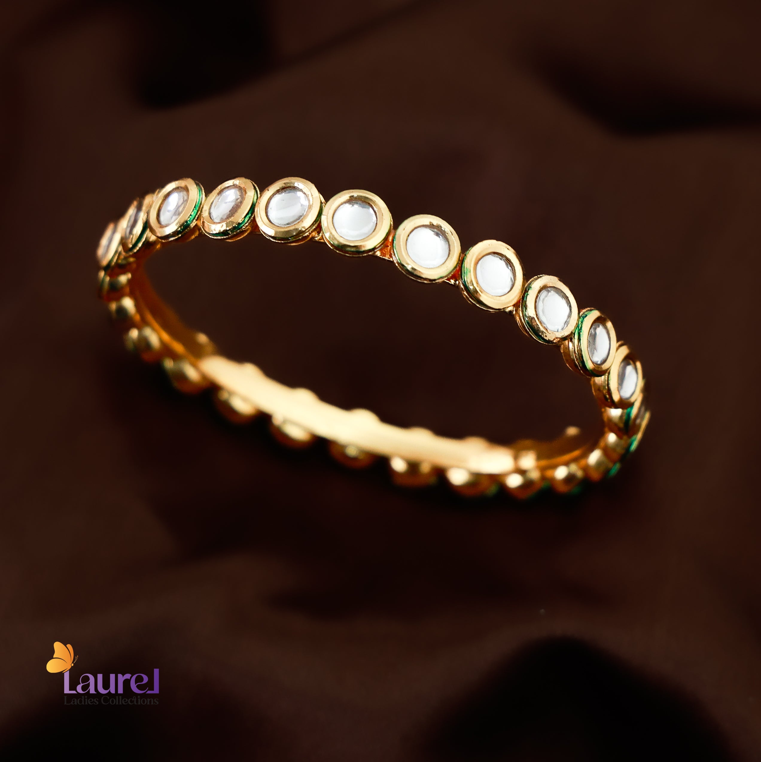 Kundan Circle Bangle