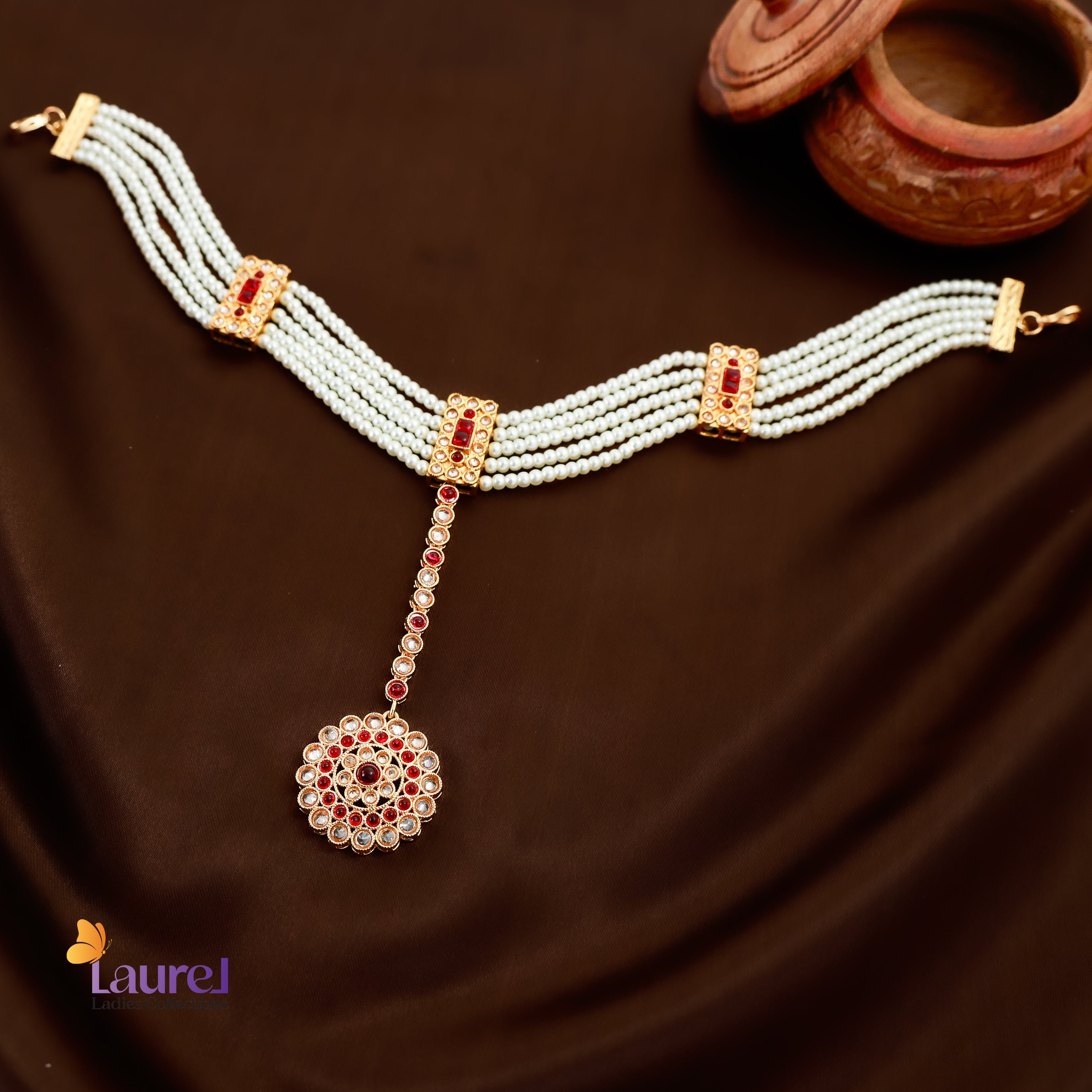 Pearl Damini with Kemp Stone