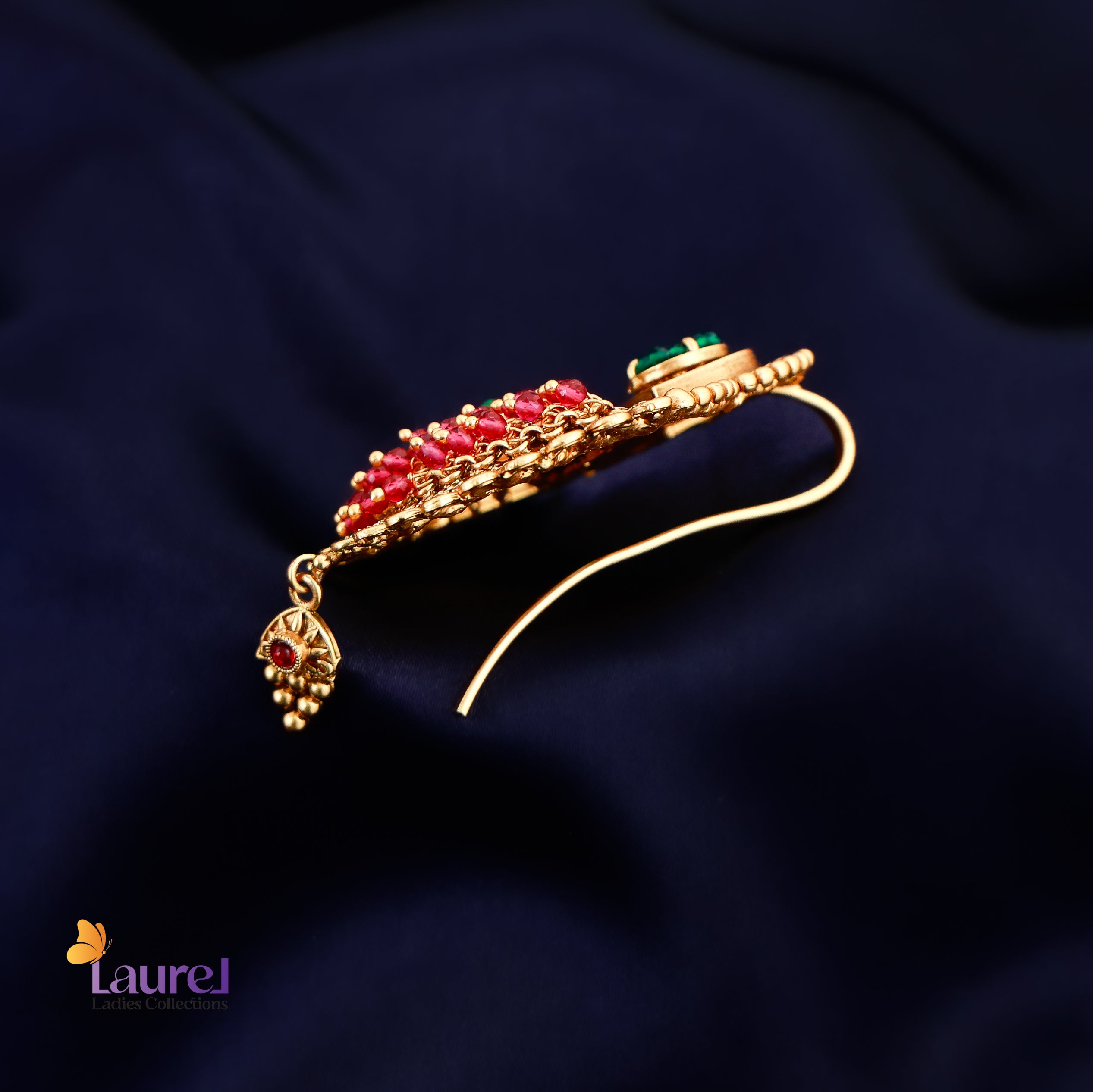 Traditional Tourmaline Hair Brooch