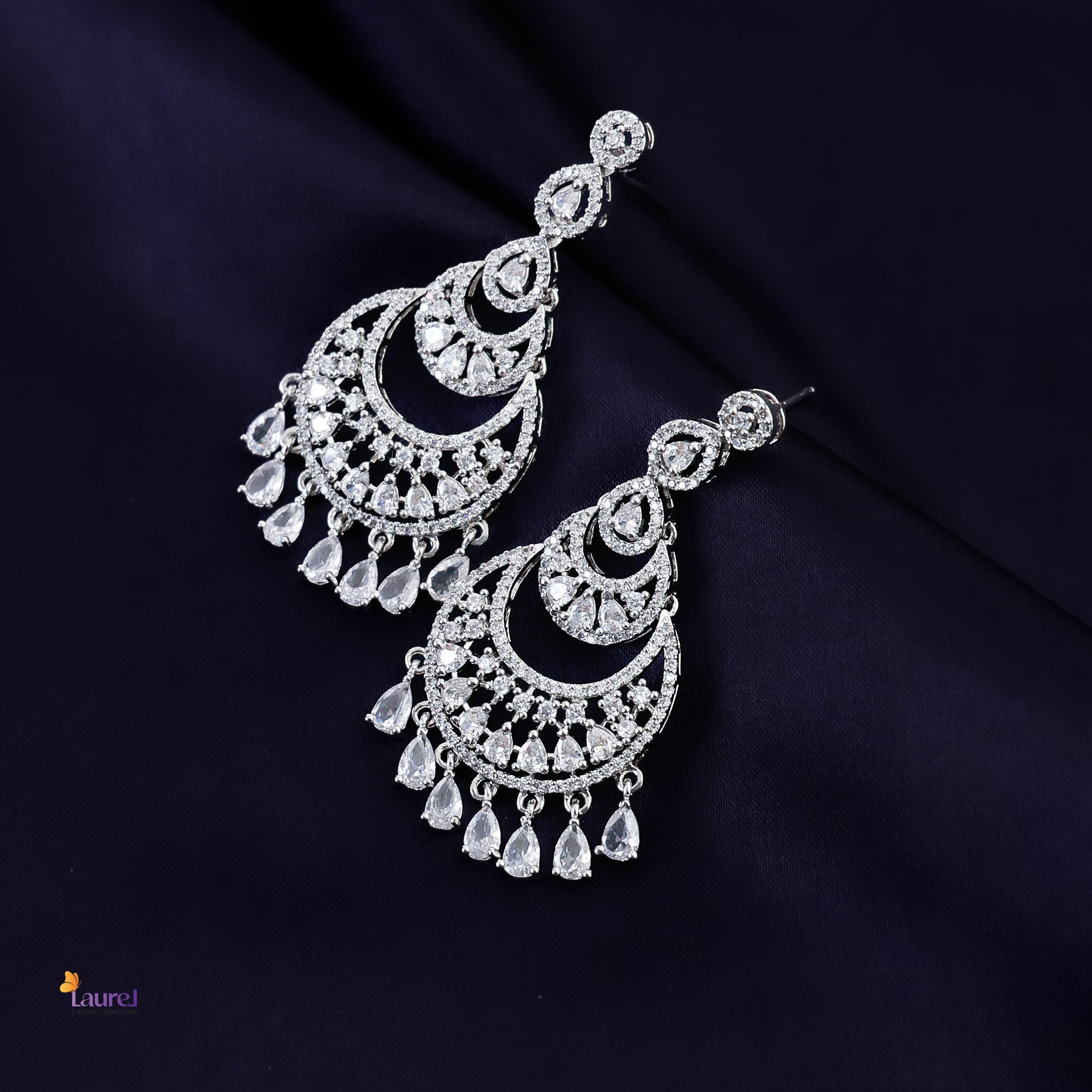 AD Stone Dangler Earring