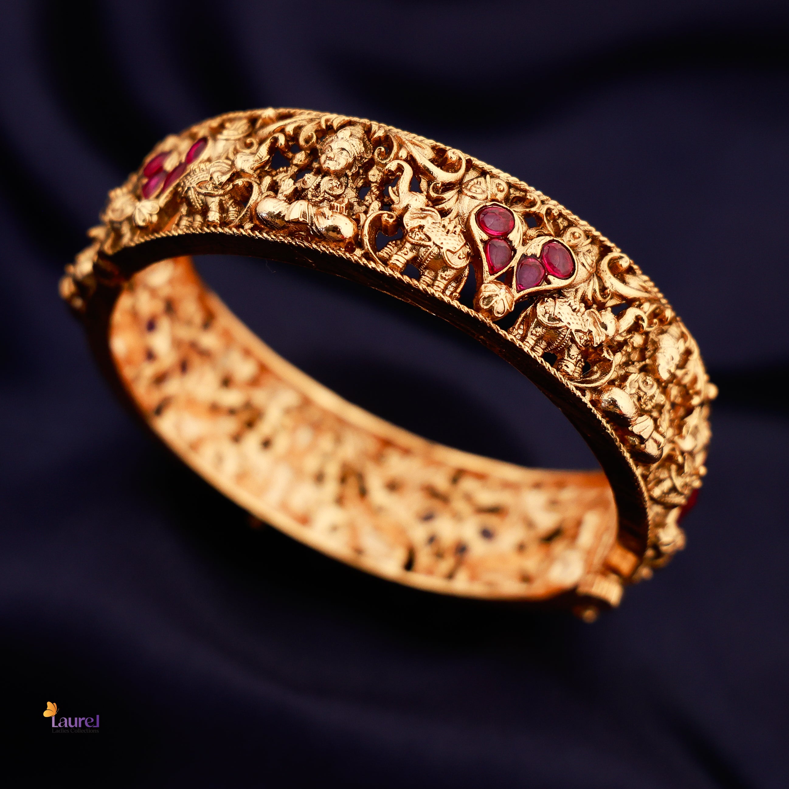 Devi Premium Kemp Stone Bangle