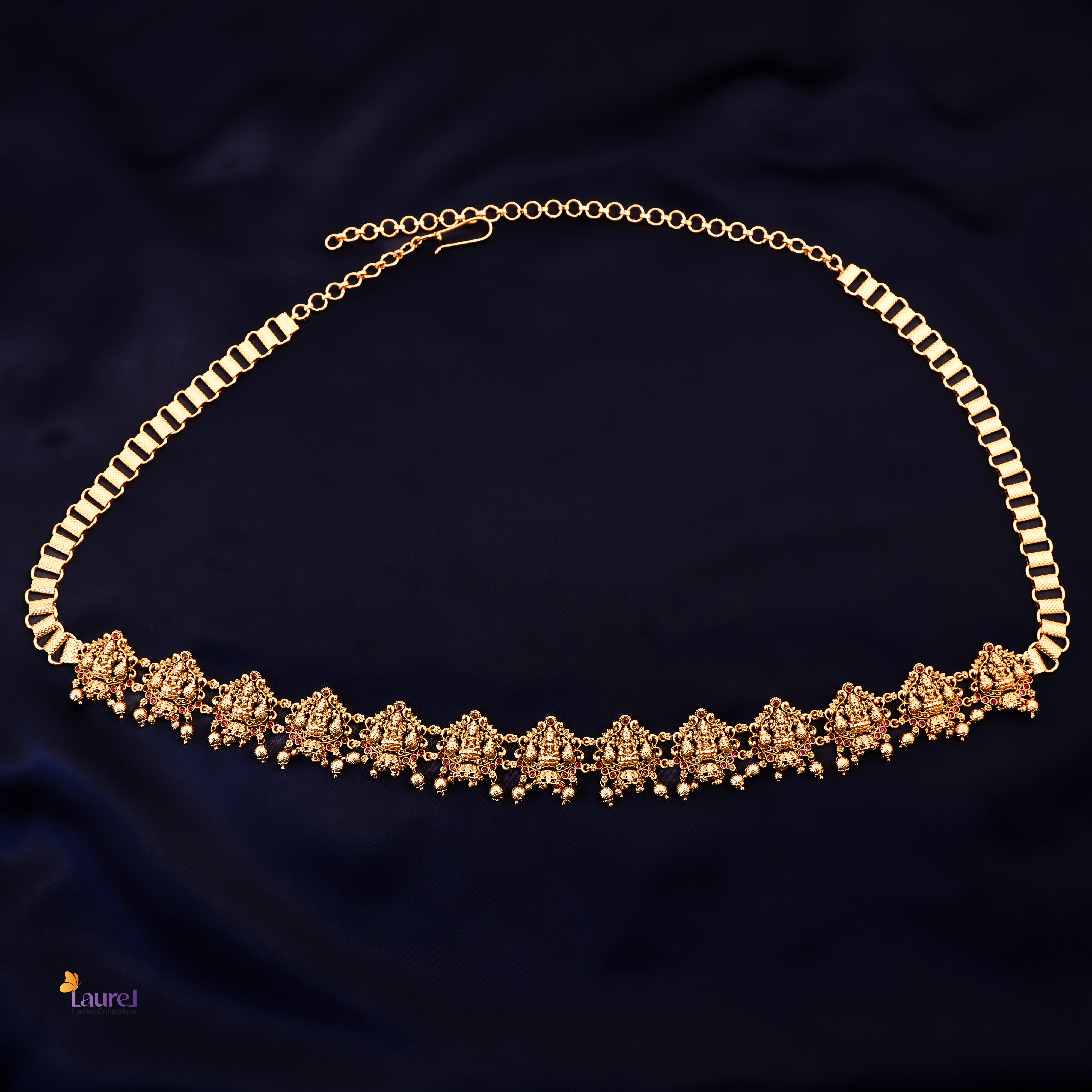 Golden Perl Devi Hip Chain