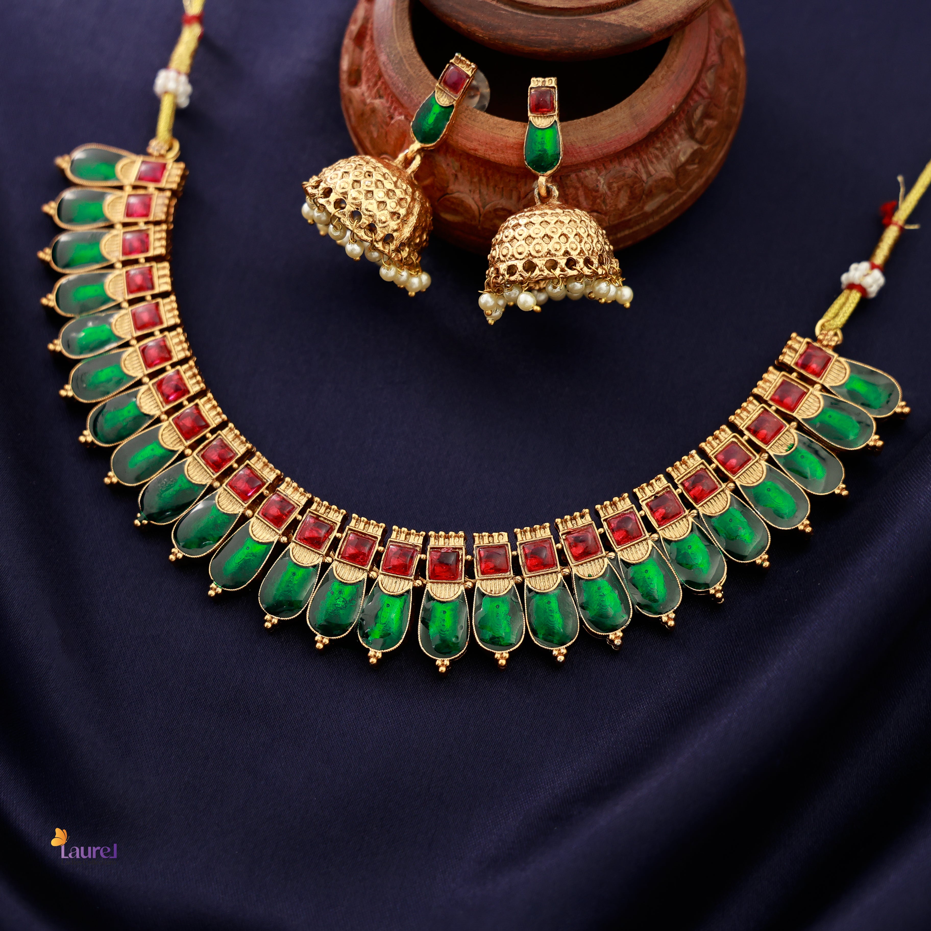 Traditional Maanga Mala necklace set for women