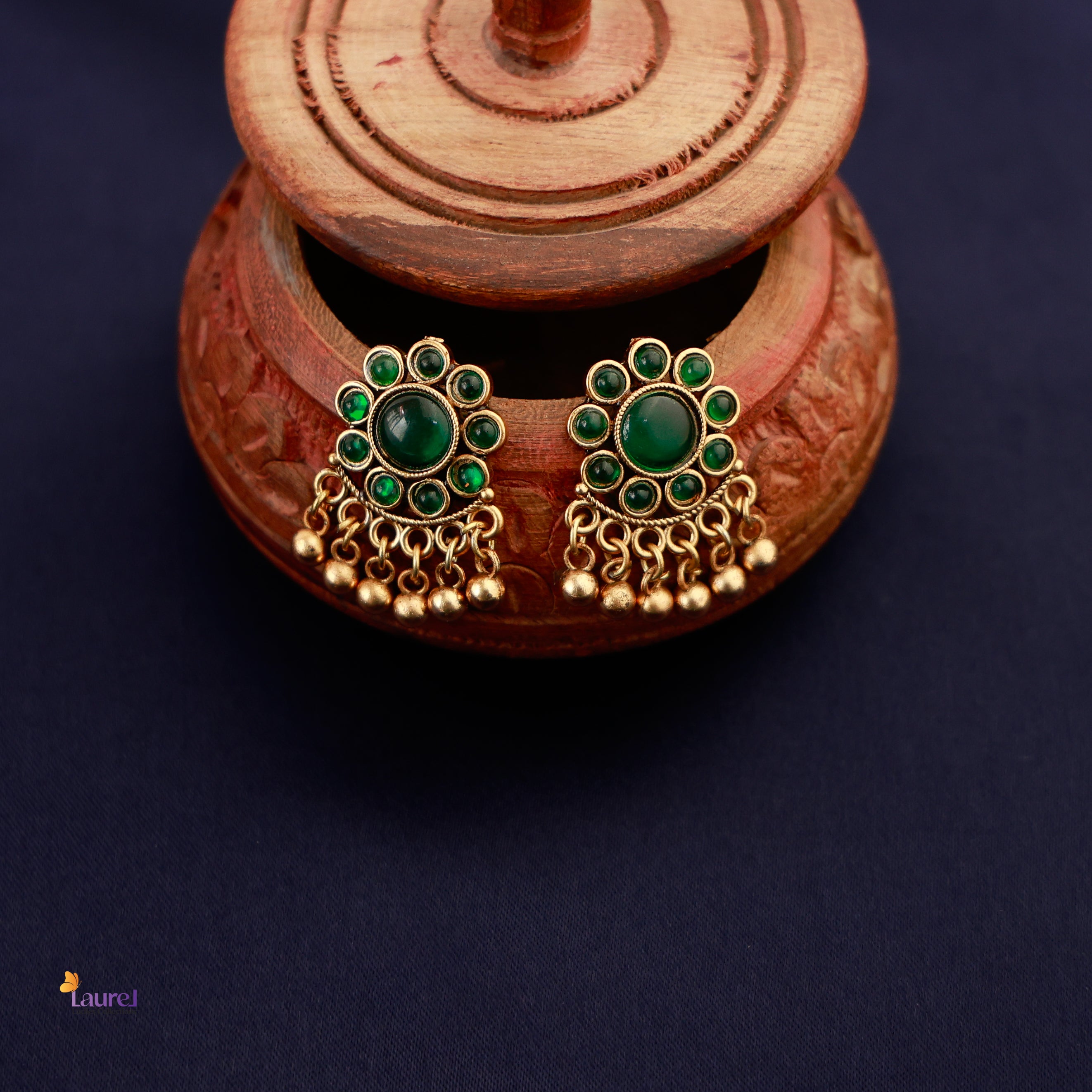 Elegant pearl choker with earrings for saree and ethnic outfits