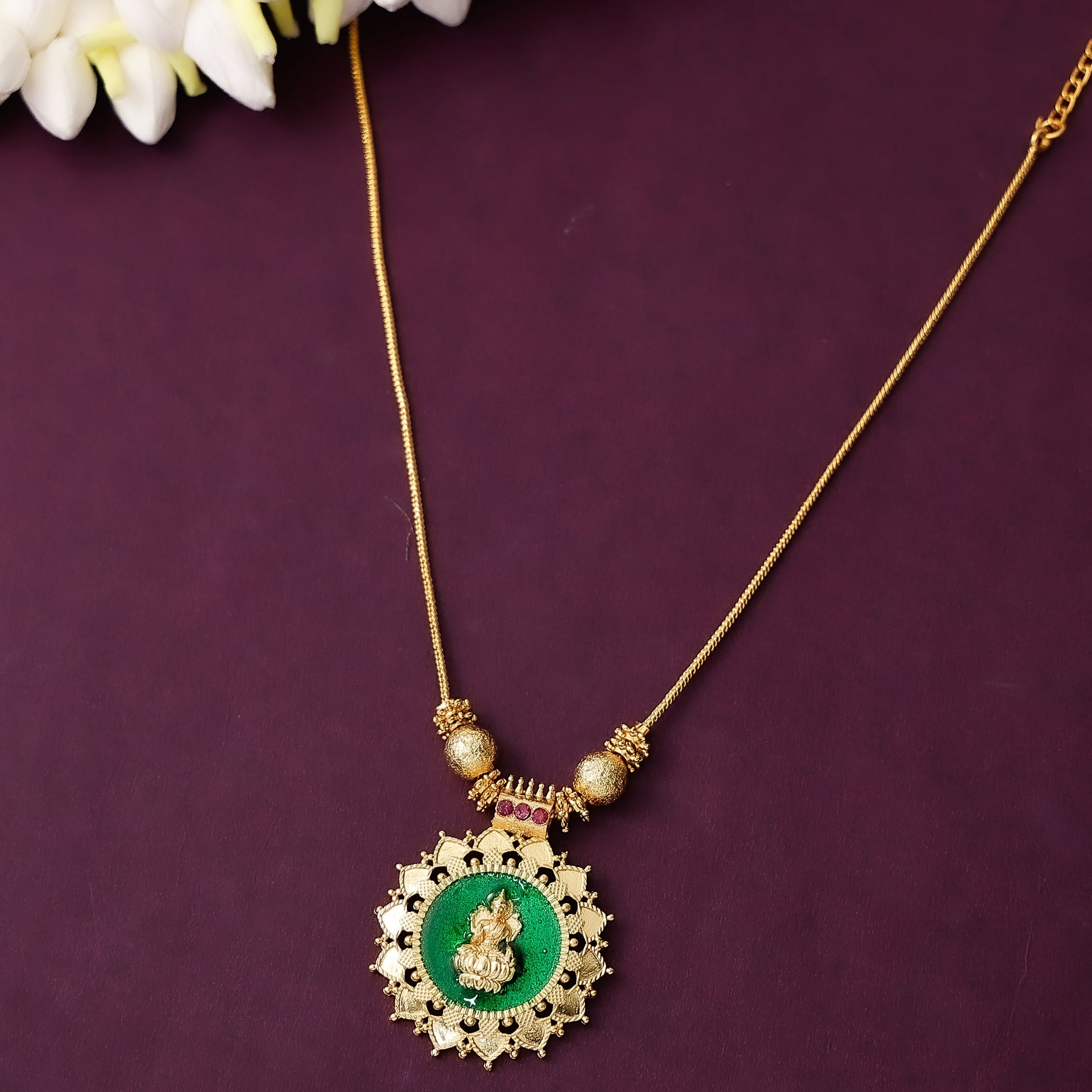 Lekshmi Heritage Pendant Necklace