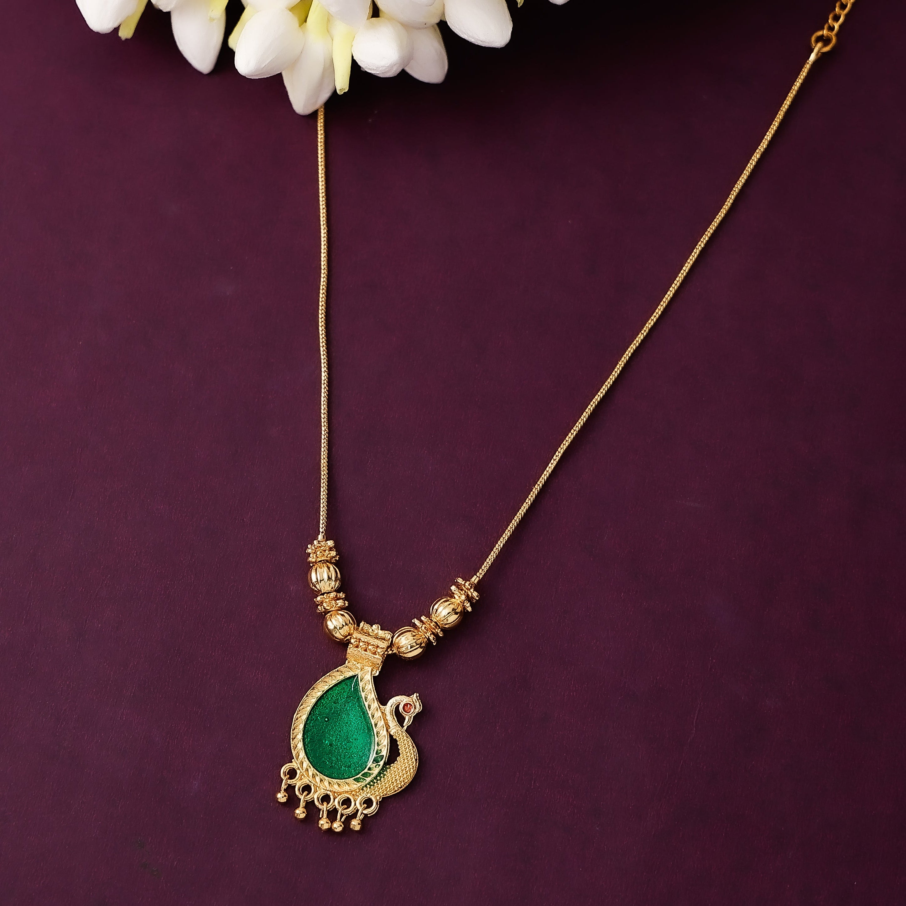 Peacock Pendant Chain