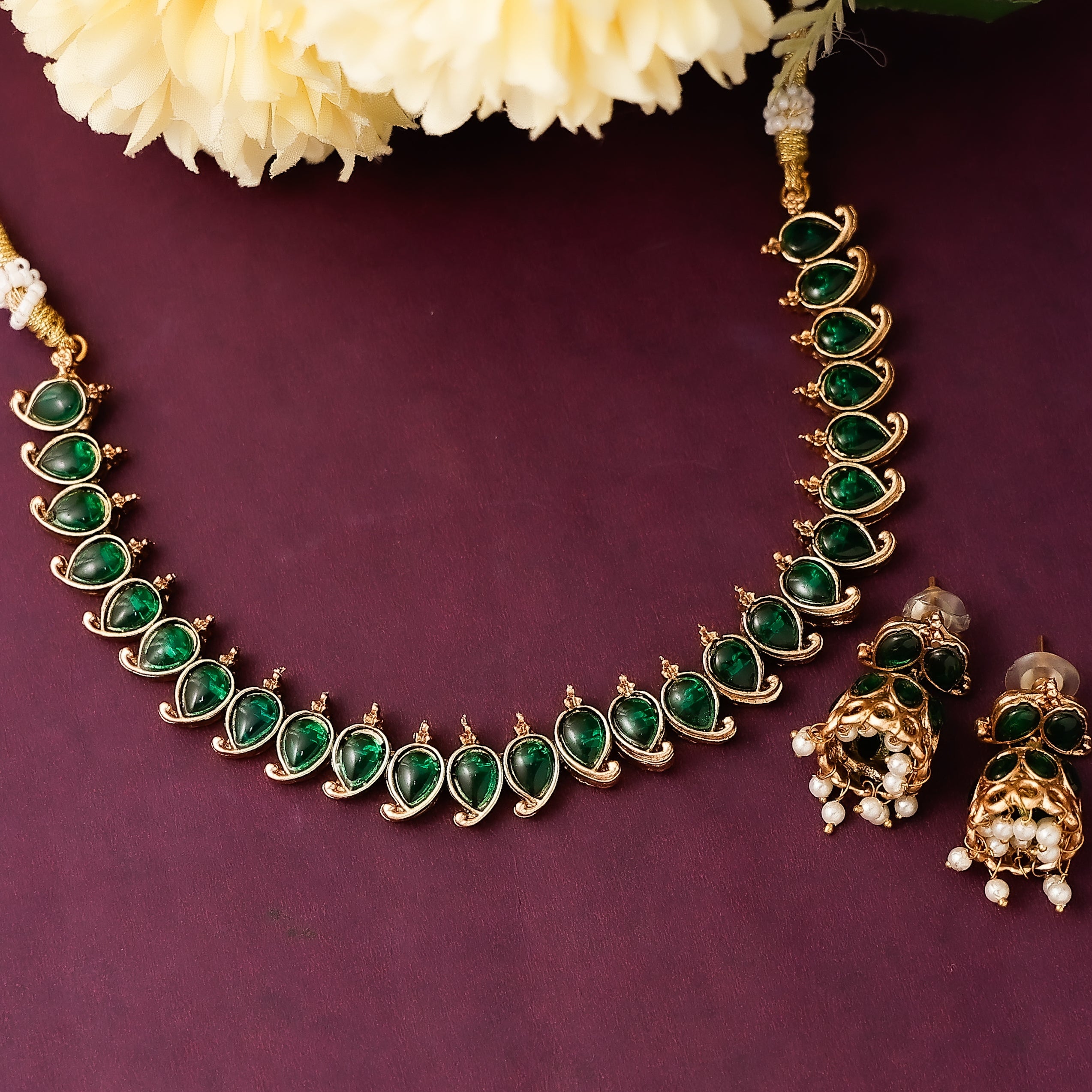 Manga Mala with Earrings