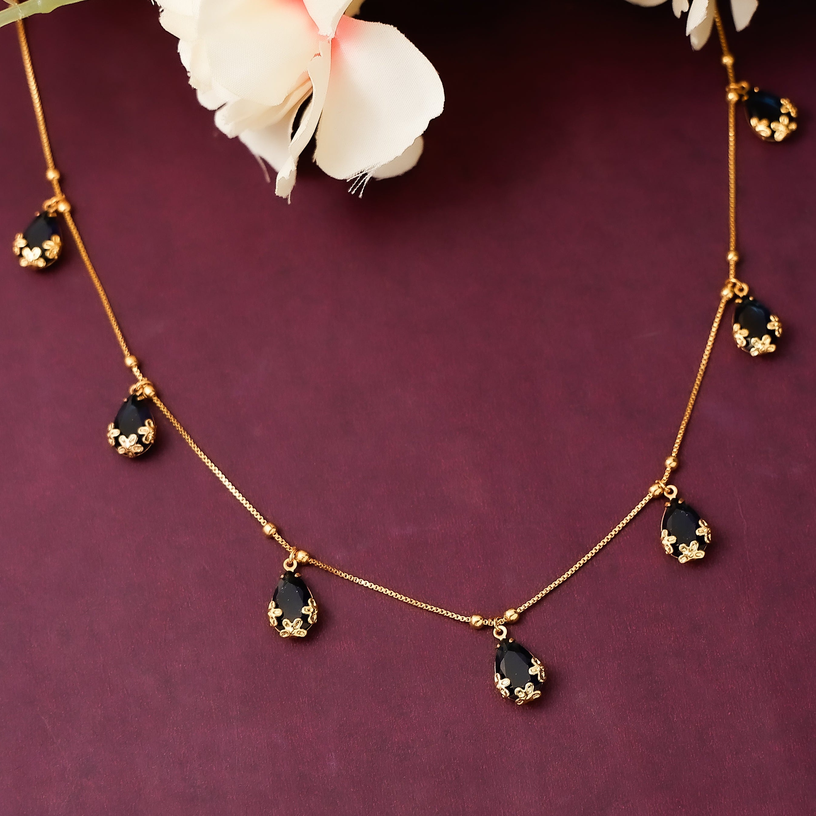Tear Drops Simple Chain