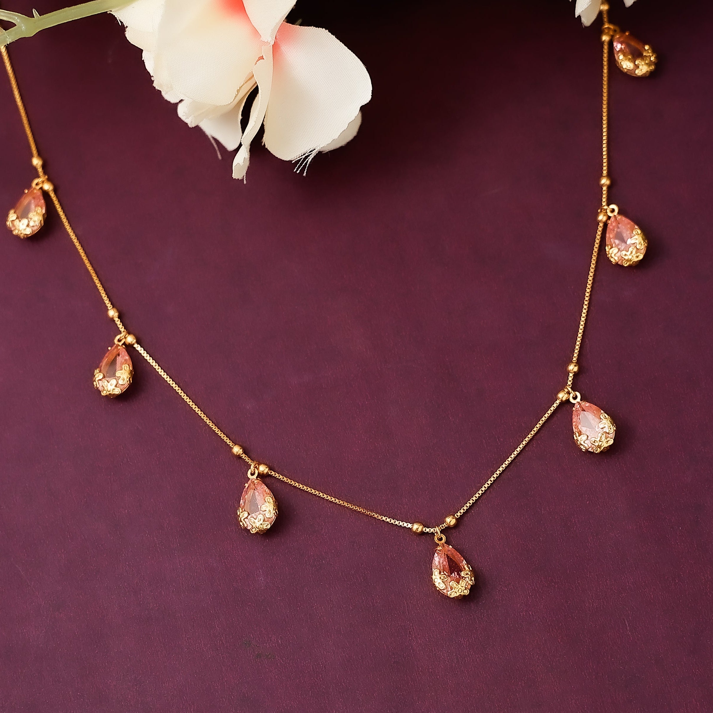 Tear Drops Simple Chain