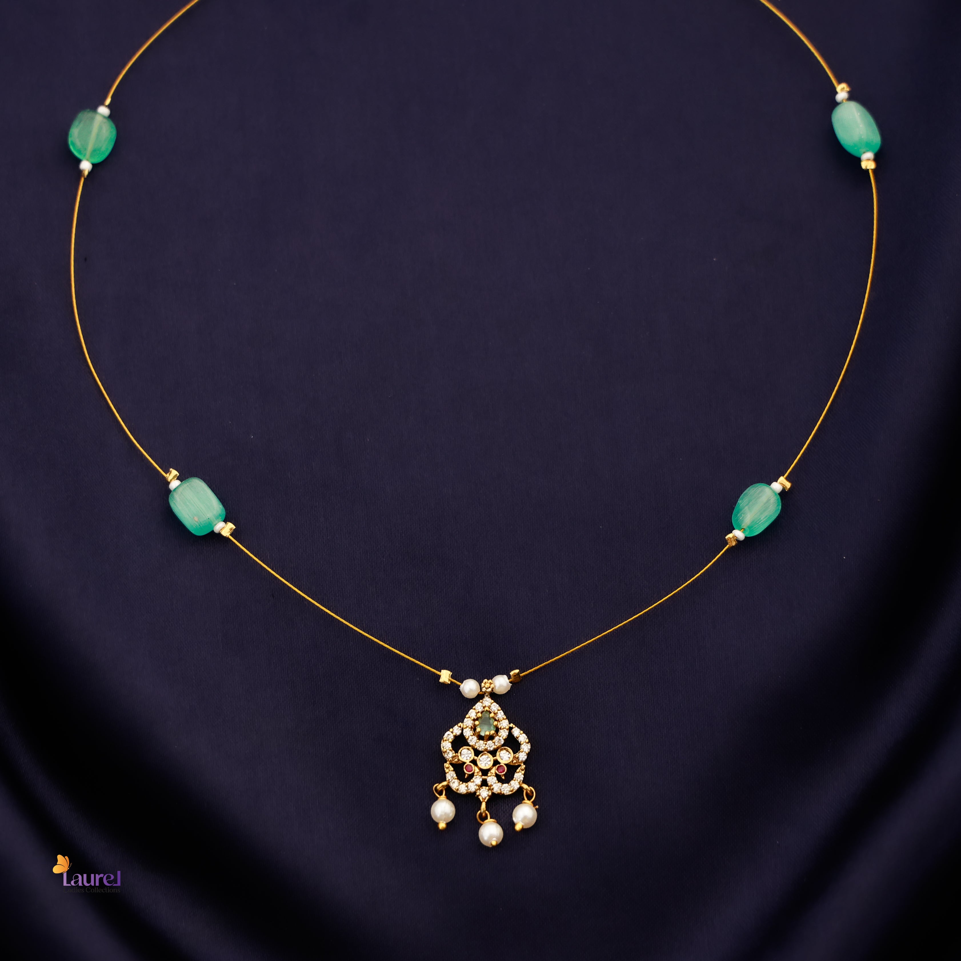 Meghna Pearl Invisible Neckpiece