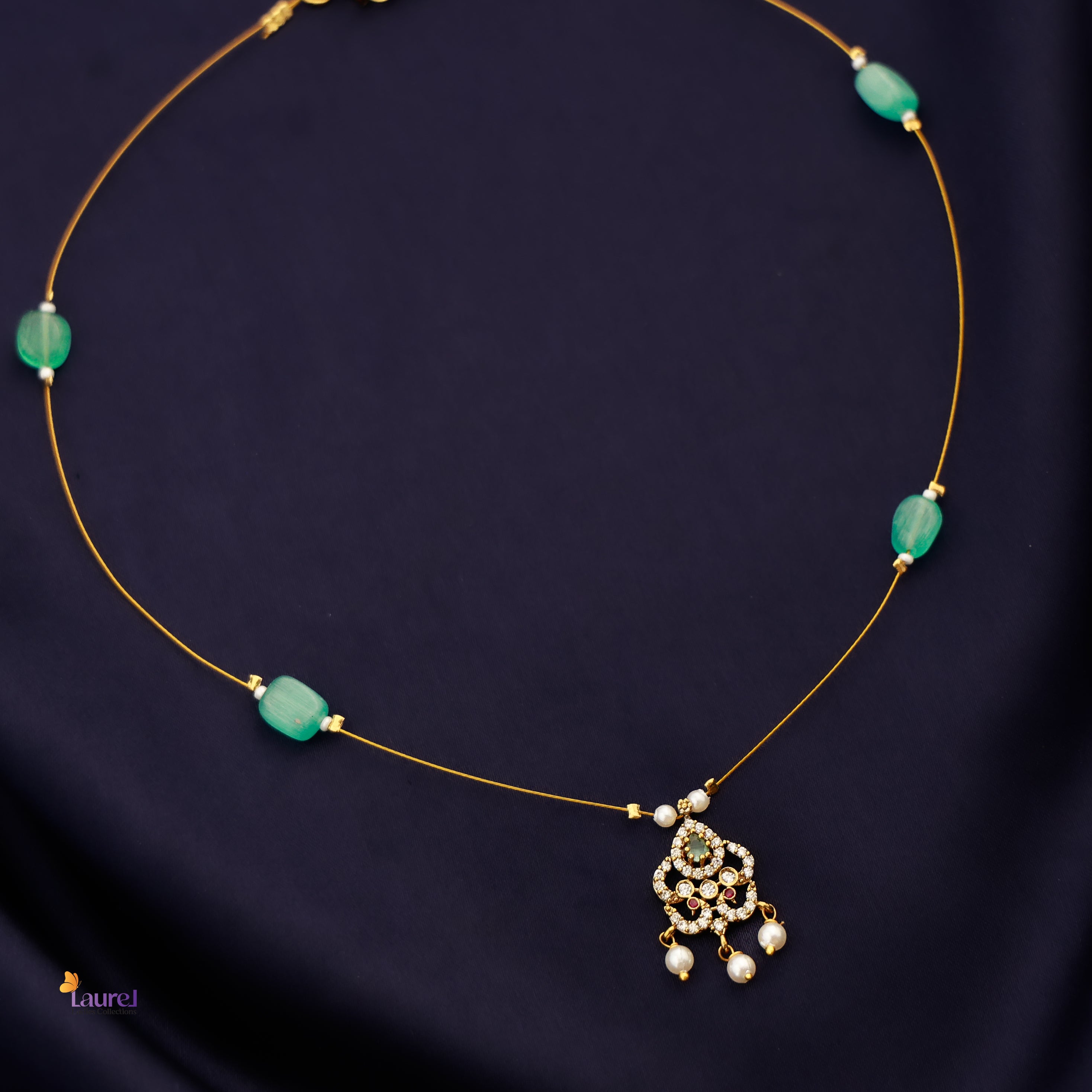 Meghna Pearl Invisible Neckpiece