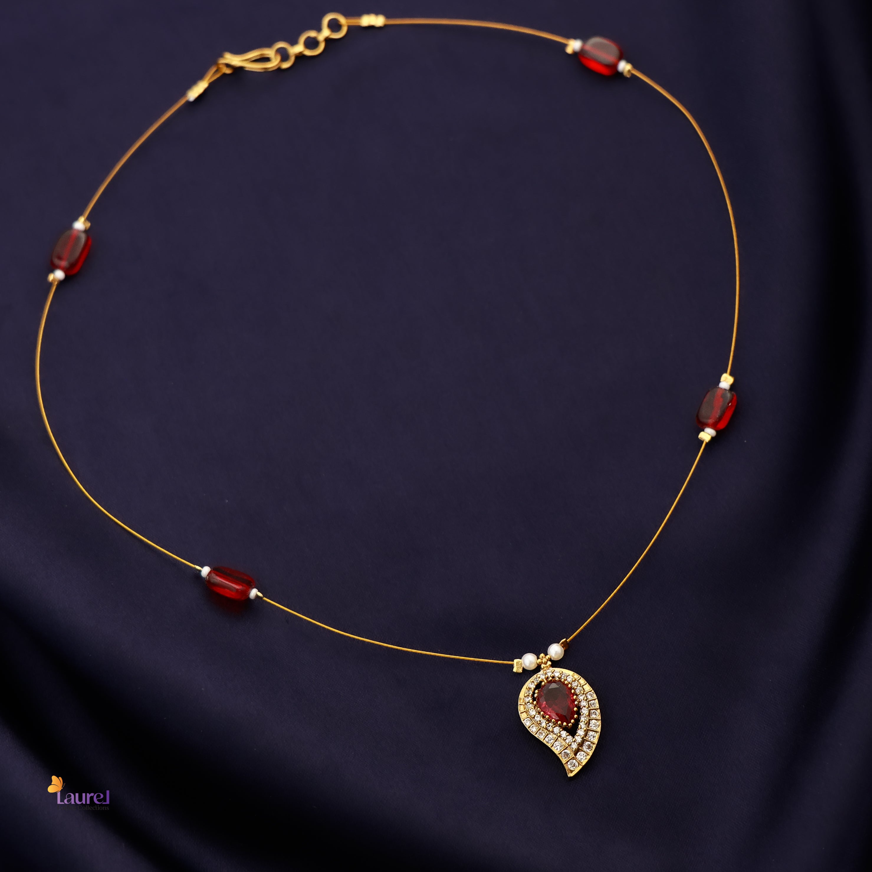 Blush Drop Pendant Invisible Neckpiece