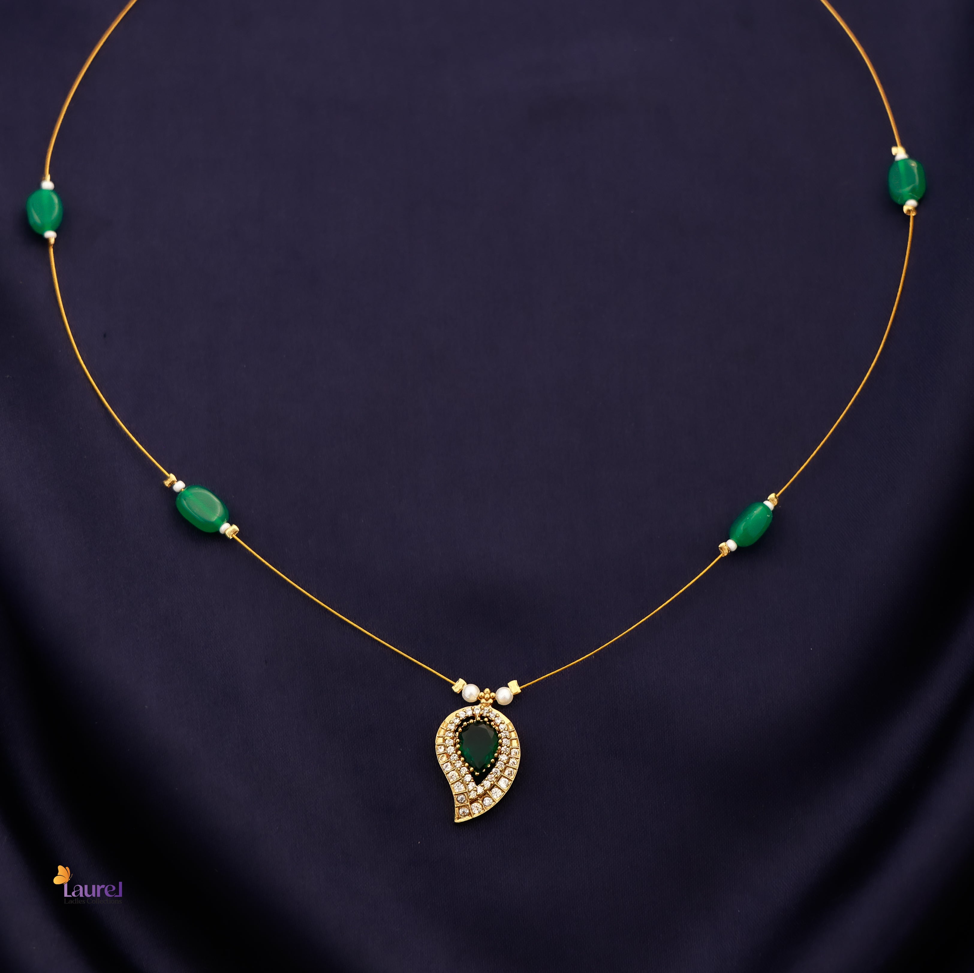 Blush Drop Pendant Invisible Neckpiece