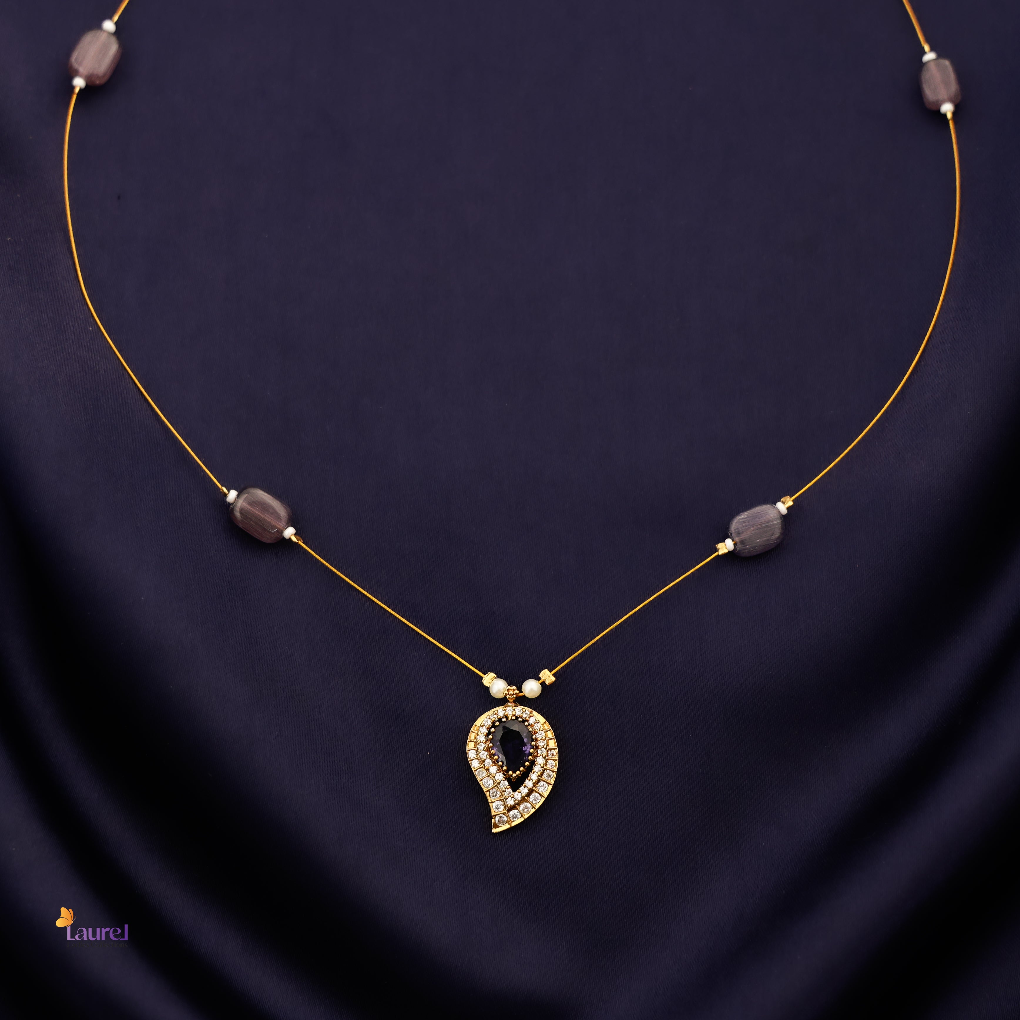 Blush Drop Pendant Invisible Neckpiece
