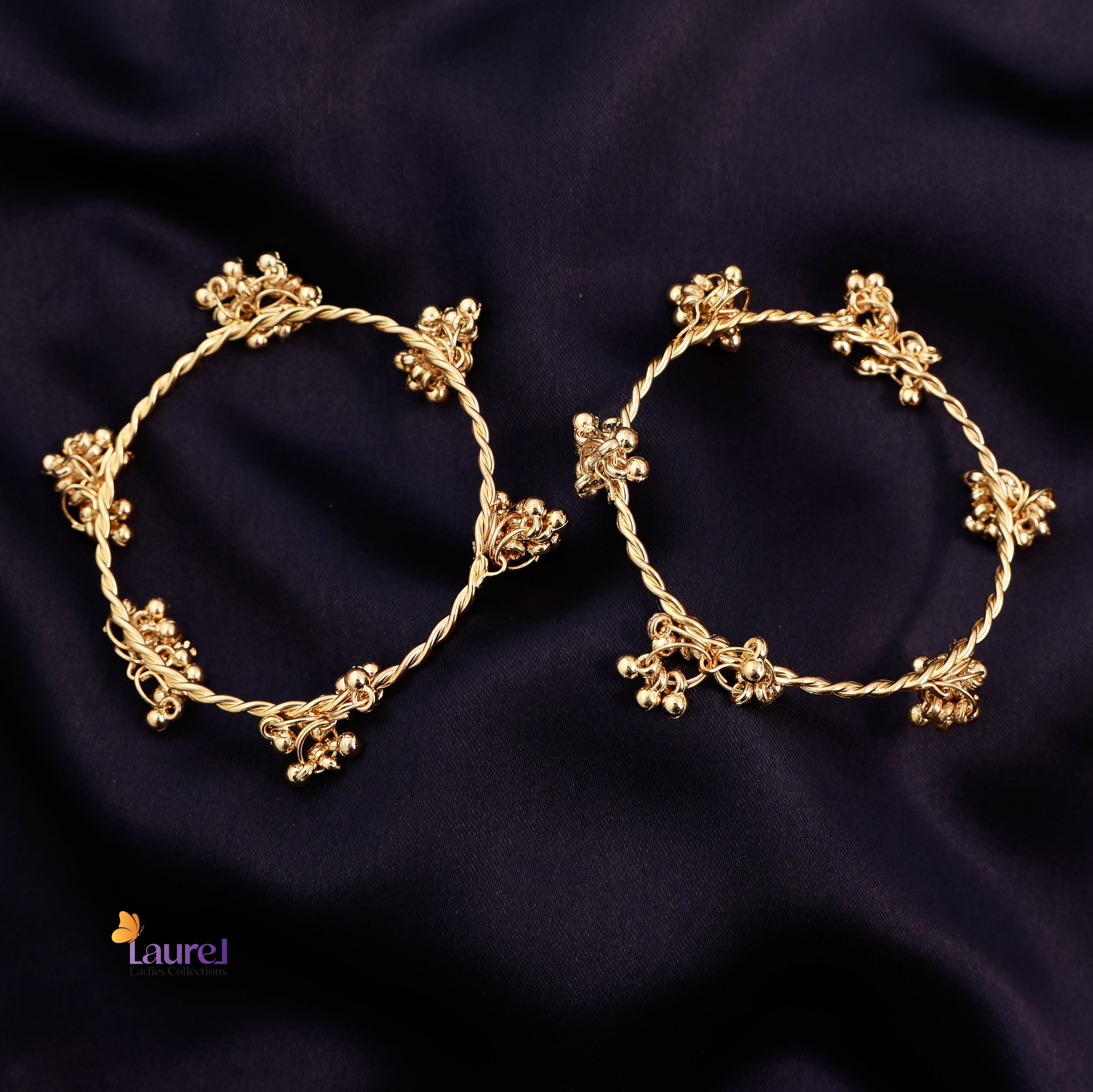 Ethnic Indian bangles with twisted detailing