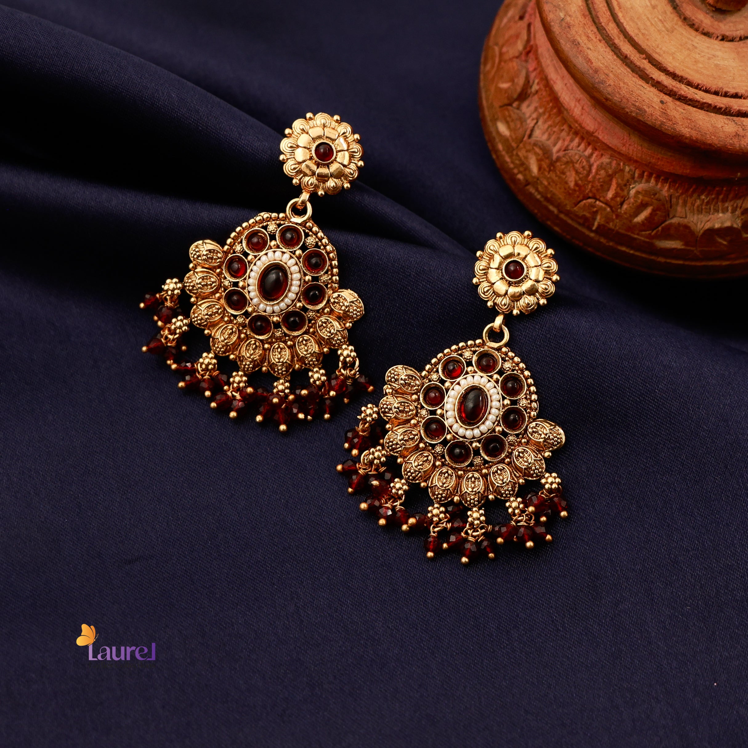Ruby Majesty Earrings