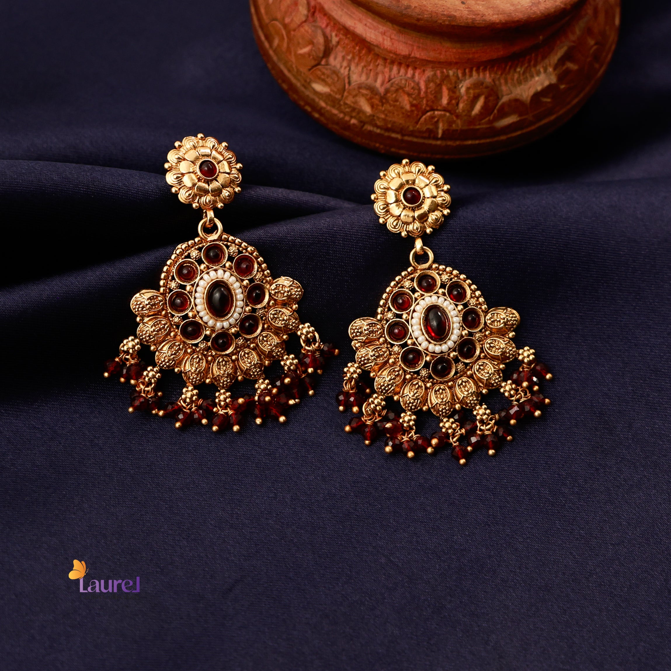 Ruby Majesty Earrings