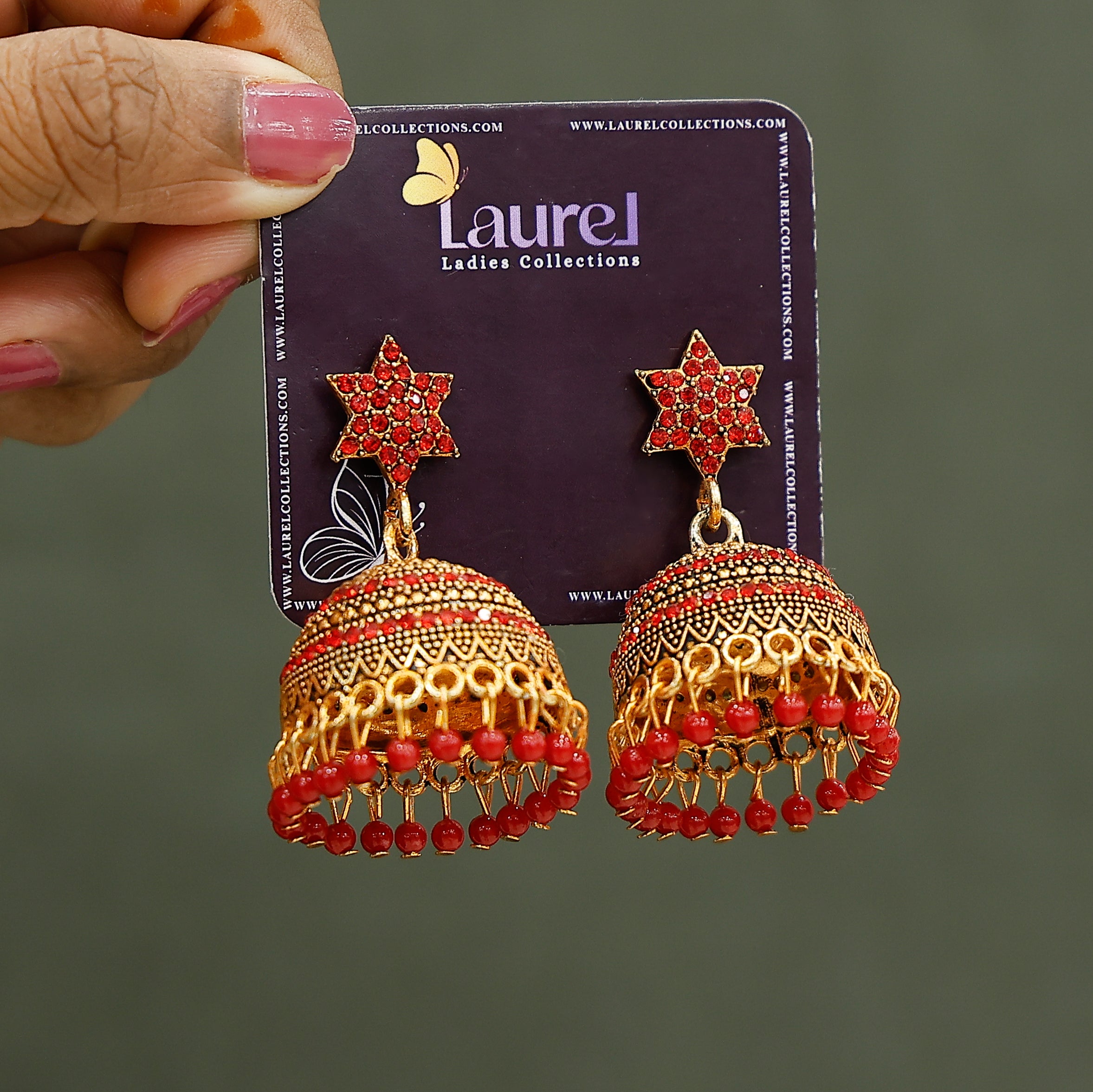 Bead dangler earrings for women