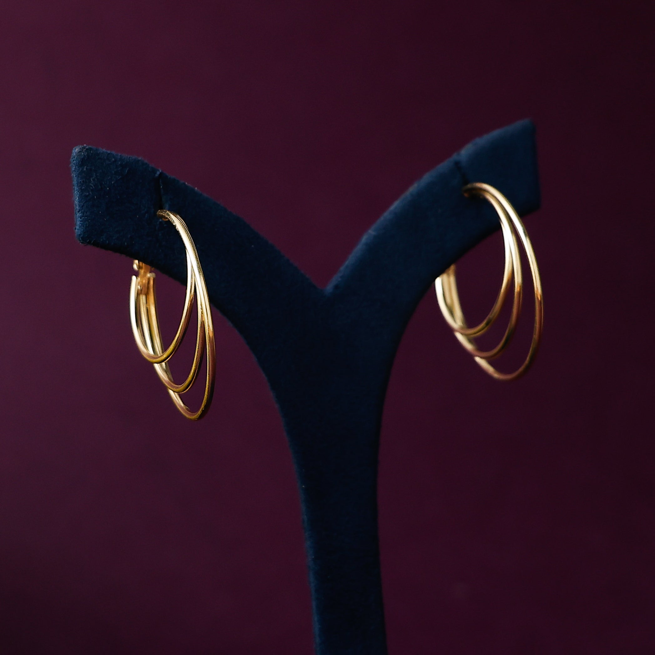 3 Rounded Layered Hoops